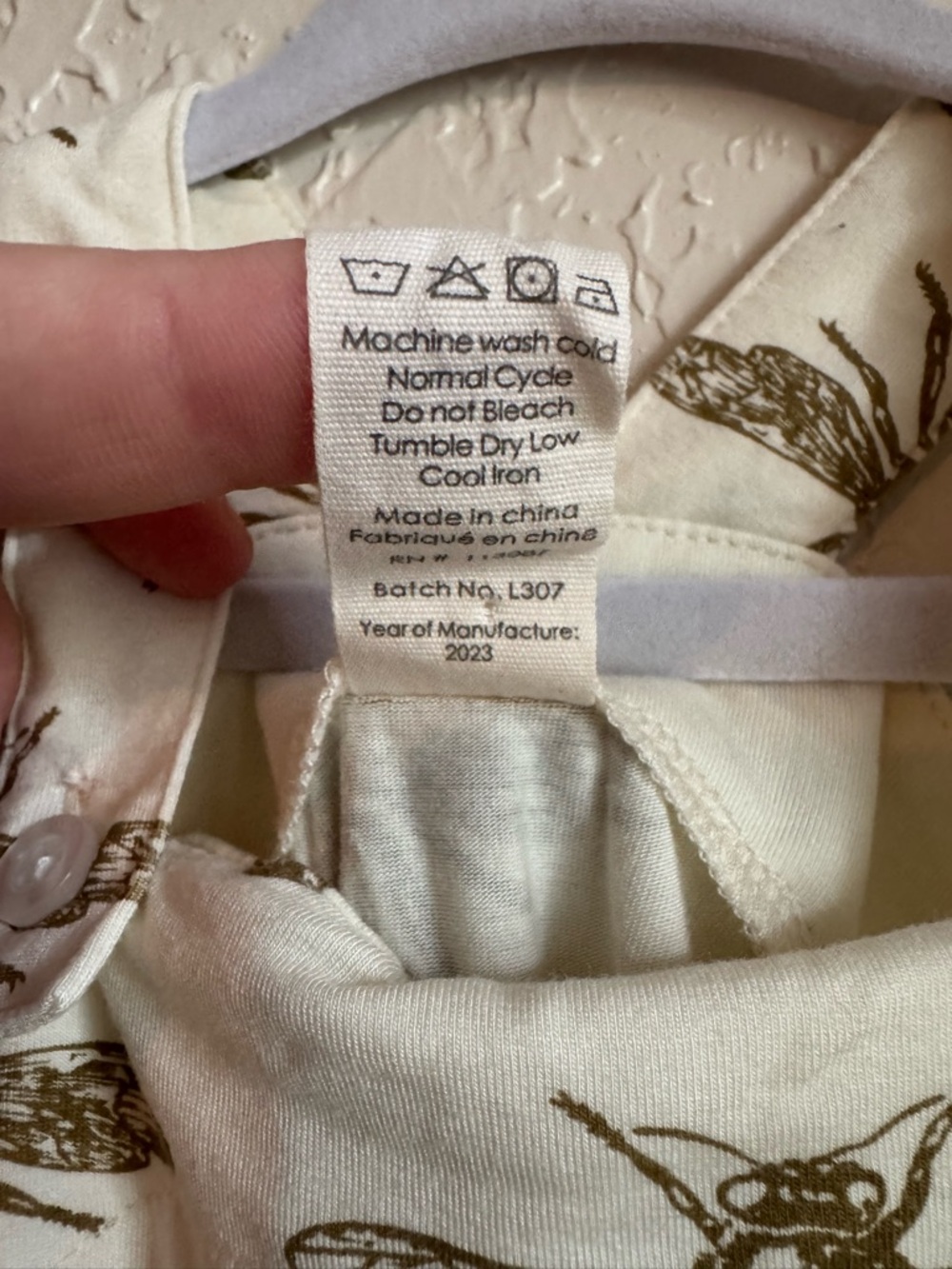 Kate Quinn Bee Print Bamboo Bubble Romper Gender Neutral - Size 6–12 Months - Picture 7 of 7